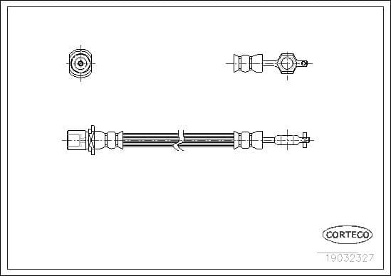 Brake Hose 19032327