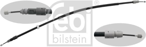 Cable Pull, parking brake 34908