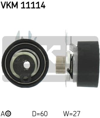 Tensioner Pulley, timing belt VKM 11114