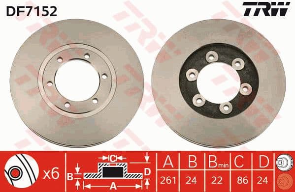 Brake Disc DF7152