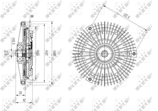Clutch, radiator fan 49594 - image 2