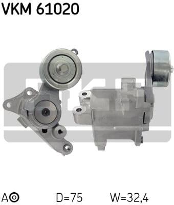 Tensioner belt VKM61020