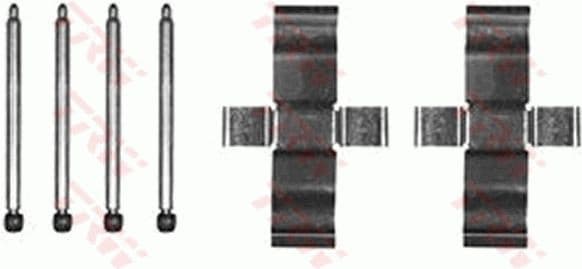 Accessory Kit, disc brake pad PFK128