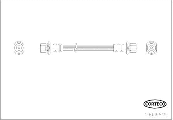 Brake Hose 19036819