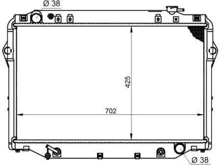 Radiator, engine cooling 596712 - image 6