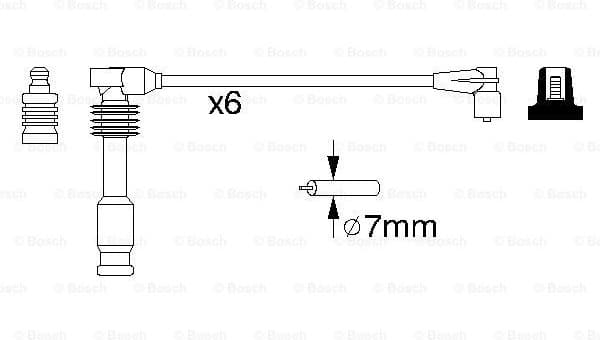 Ignition Cable Kit 0986357055 - image 5