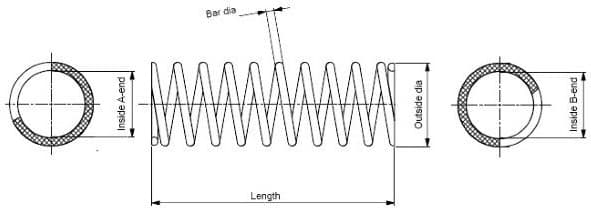 Suspension Spring MONROE SPRINGS SP3274