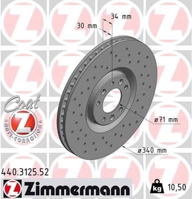 Brake Disc SPORT BRAKE DISC Z 440.3125.52