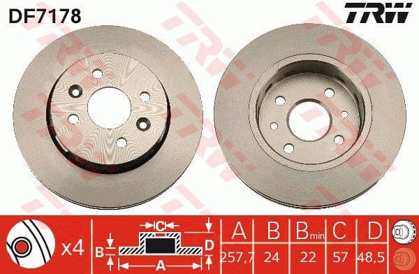 Brake Disc DF7178