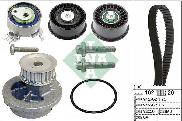 Water Pump & Timing Belt Kit 530044132