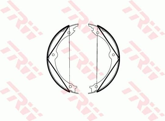 Brake Shoe Set, parking brake GS8816 - image 2