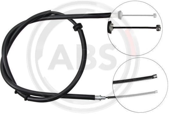 Cable Pull, parking brake K16758