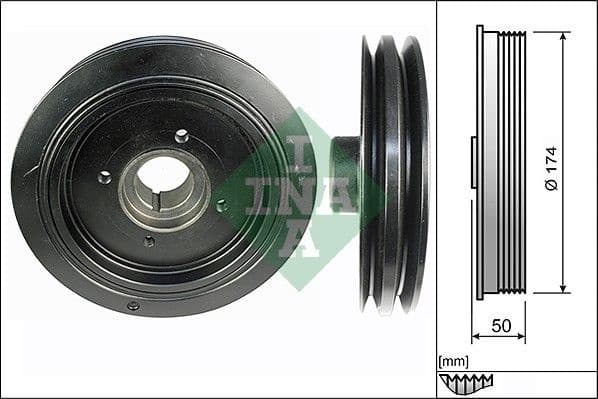 Belt Pulley, crankshaft 544010710