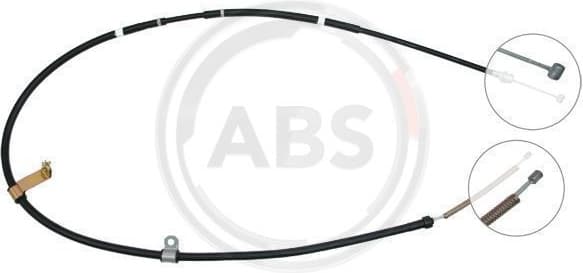 Cable Pull, parking brake K14817