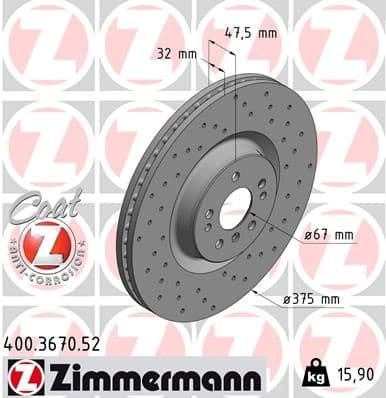 Brake Disc SPORT BRAKE DISC Z 400.3670.52