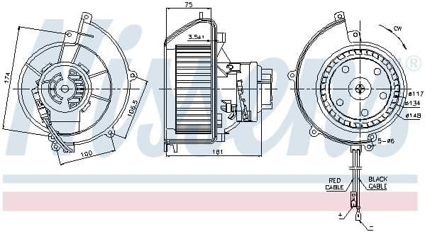 Interior Blower 87082