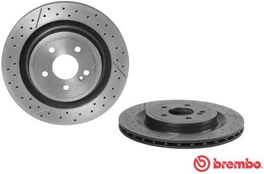 Brake disc, 1pcs REAR, Top Quality 09.B788.11