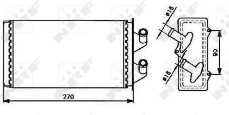 Heat Exchanger, interior heating 53213
