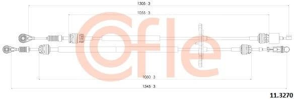 Cable Pull, manual transmission 11.3270