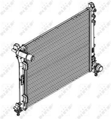 Radiator, engine cooling 58428