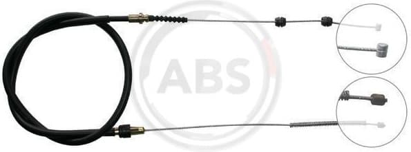 Cable Pull, parking brake K12088