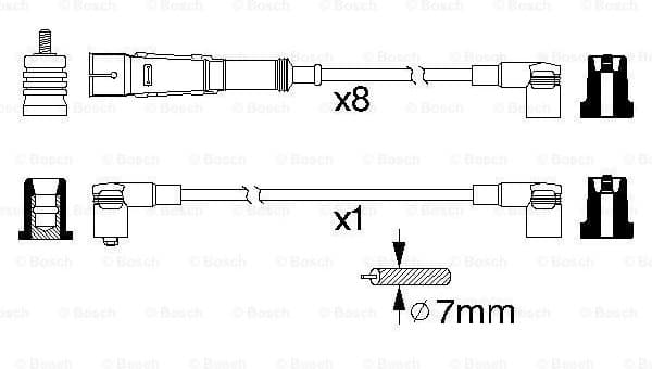 Ignition Cable Kit 0986356334 - image 5