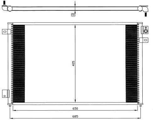 Condenser, air conditioning EASY FIT 35567