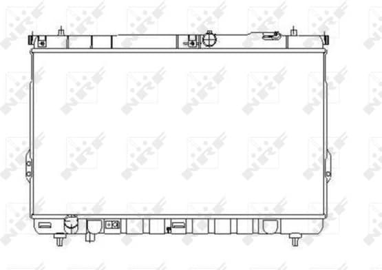 Radiator, engine cooling 53358