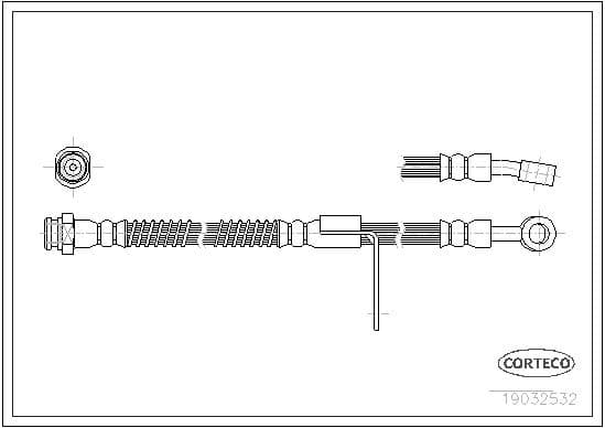 Brake Hose 19032532 - image 2