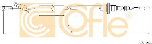 Cable Pull, clutch control 18.3501