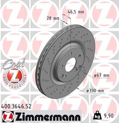 Brake Disc SPORT BRAKE DISC Z 400.3646.52