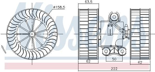 Interior Blower 87212