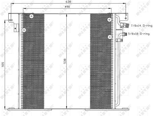 Condenser, air conditioning EASY FIT 35305