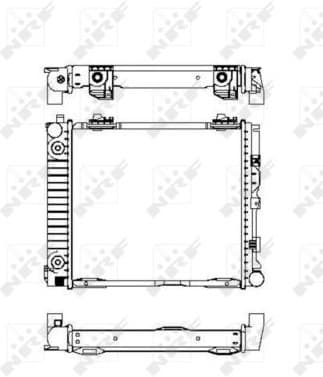 Radiator, engine cooling EASY FIT 507676