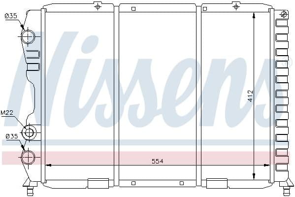 Radiator, engine cooling ** FIRST FIT ** 60033