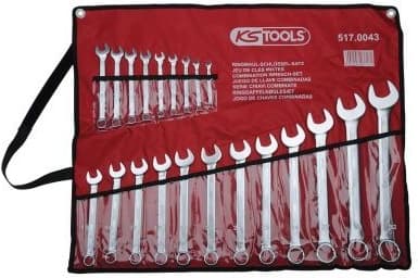 Spanner Set, ring/open ended 517.0043