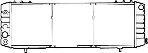 Radiator, engine cooling 50391