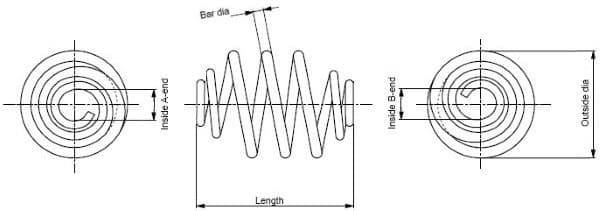 Suspension Spring MONROE SPRINGS SP3928