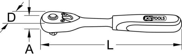 Reversible Ratchet 914.3896 - image 2