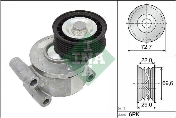 Belt Tensioner, V-ribbed belt 534024910