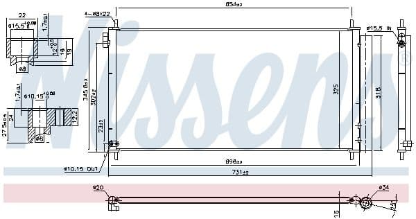 Condenser, air conditioning 940534