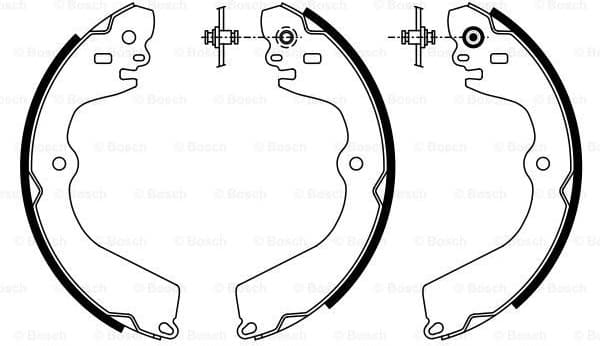 Brake Shoe Set 0986487928 - image 5