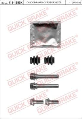 Brake caliper guide repkit 1131380X
