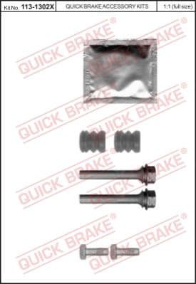 Brake caliper guide repkit 113-1302X
