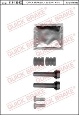 Brake caliper guide repkit 1131305X