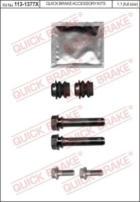 Brake caliper guide repkit 1131377X