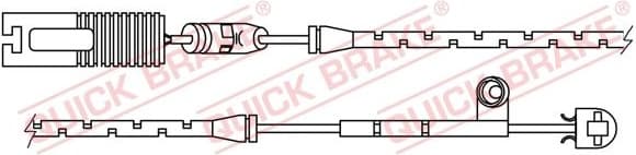 Brake pad wear indicator WS0191A
