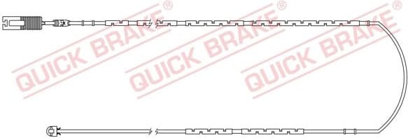 Brake pad wear indicator WS0192A