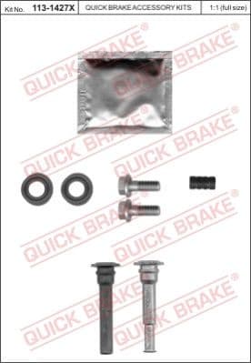 Brake caliper guide repkit 113-1427X