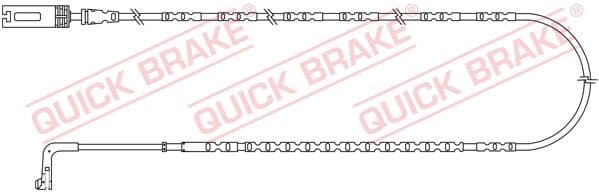 Brake pad wear indicator WS0247A